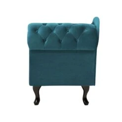 NIMES - Chaise Longue - Blauwgroen - Rechterzijde - Fluweel -LeenBakker Winkel 007463c2268a41a8aa12fc148f6e1545