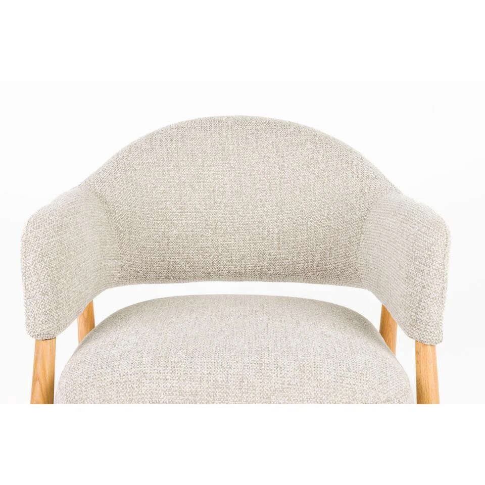 Housecraft Indy Fauteuil Met Armleuning Lichtbruin/ Beige 10 Housecraft Indy Fauteuil Met Armleuning Lichtbruin/ Beige - Afbeelding 8