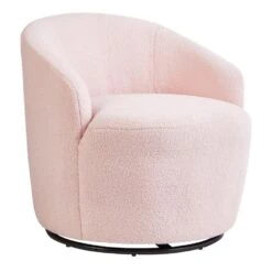 DAVIK - Fauteuil - Pastelroze - Bouclé -LeenBakker Winkel 018a23e36a54485c92ed4506e7e1fda0