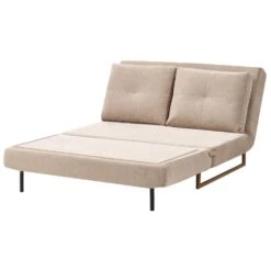 JERSLEV - 2-zits Slaapbank - Lichtbruin - Stof -LeenBakker Winkel 01a2876c2ce740c1a30d94fb69a047b5