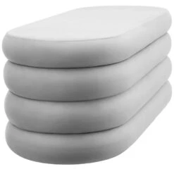 Tectake Gestoffeerde Zitbank Altu Met Veel Opbergruimte, Fluweellook Grijs -LeenBakker Winkel 01f49e0ceb094c8dbbb2a1f70e141541