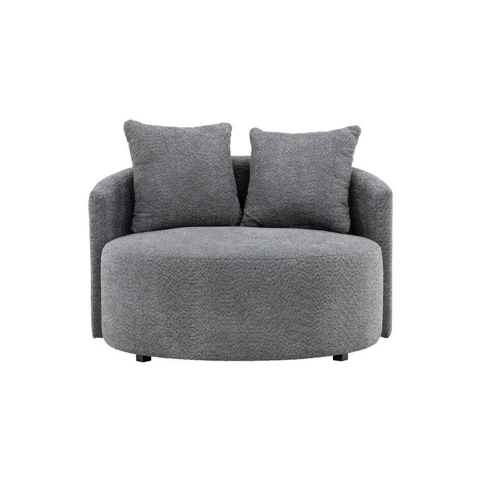 Fjôrd Loveseat Teddy Grijs - Zithoogte 40cm - 118x118x72cm - Kelso 7 Fjôrd Loveseat Teddy Grijs - Zithoogte 40cm - 118x118x72cm - Kelso - Afbeelding 5