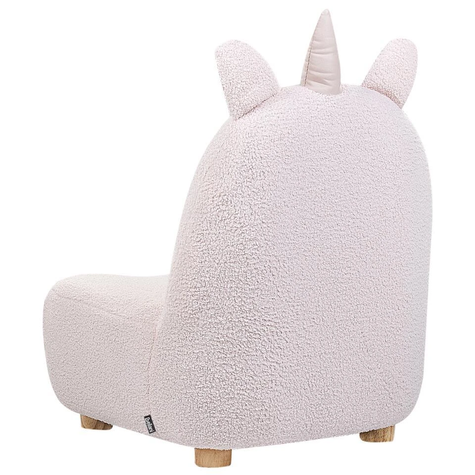 LULEA - Kinderstoel - Roze - Nepbont 11 LULEA - Kinderstoel - Roze - Nepbont - Afbeelding 9