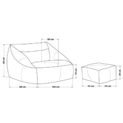 Merkloos HOME DELUXE Zitzak COSY Antraciet -LeenBakker Winkel 020ca83d63594ceb837685695fea450b