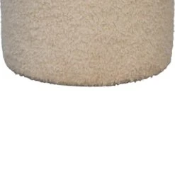 Bekleed Boucle Crème Ronde Poef 22 Bekleed Boucle Crème Ronde Poef -LeenBakker Winkel 027aad4e18e8444baa92f11bc2c5e13f