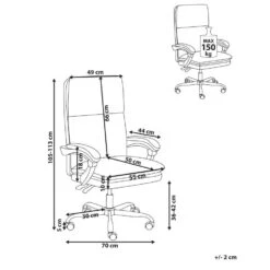 SERENE - Bureaustoel - Bruin - Kunstleer 16 SERENE - Bureaustoel - Bruin - Kunstleer -LeenBakker Winkel 03234c0f2c114c359a3e8b5d2796d46a