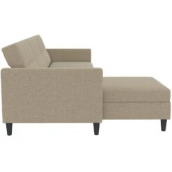 Hartford - 3-zits Hoekslaapbank In Cappuchino Stof -LeenBakker Winkel 034d87188bb74b829e125dc927ddbe53