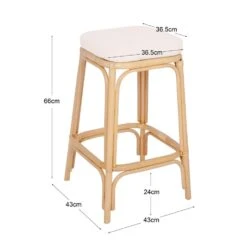 Set Van 2 Barkrukken Van Rotan -LeenBakker Winkel 03b35d91a1ea4e81bdd1f22a7f000404