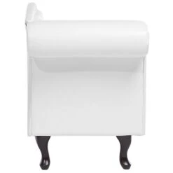 LATTES - Chaise Longue - Wit - Linkerzijde - Kunstleer -LeenBakker Winkel 046f2b1d5523496398df2a19db0e9f3b