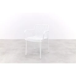 Stripe Stapelbare Tuinstoel - Wit -LeenBakker Winkel 0498465f1aea4eb089f07e670198ab63