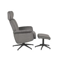 LABEL51 Fauteuil Verdal - Antraciet - Cosmo - Incl. Hocker - 79x77x109 Cm 13 LABEL51 Fauteuil Verdal - Antraciet - Cosmo - Incl. Hocker - 79x77x109 Cm -LeenBakker Winkel 0564a2fcf10e403fb92c5eeee488e33b
