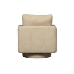 WOOOD Oscar Draaifauteuil - Chenille - Naturel - 64x78x79 -LeenBakker Winkel 057fb6695c214a878d0a6f6885e8670d