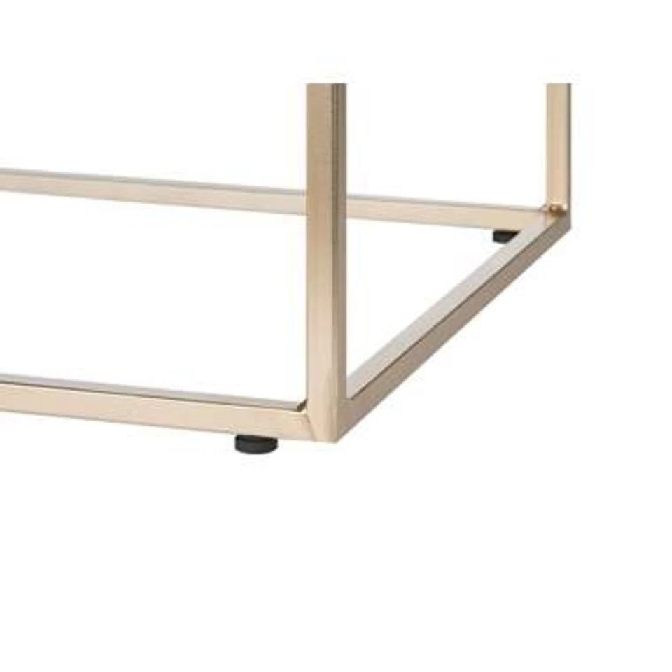 Beliani Hocker MANHATTAN - Zwart Polyester 6 Beliani Hocker MANHATTAN - Zwart Polyester - Afbeelding 4