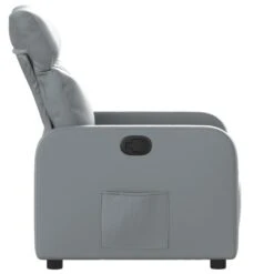 VidaXL - Fauteuil - Grijs - Kunstleer -LeenBakker Winkel 05eb765e8ca74a7cac03266d08e8e272