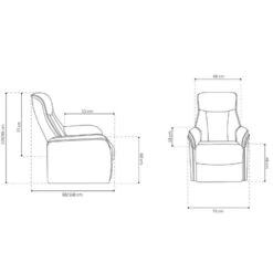 Elektrische Relaxfauteuil Miranda-taupe -LeenBakker Winkel 065d3d99b3c24d78871bf1d56f293359
