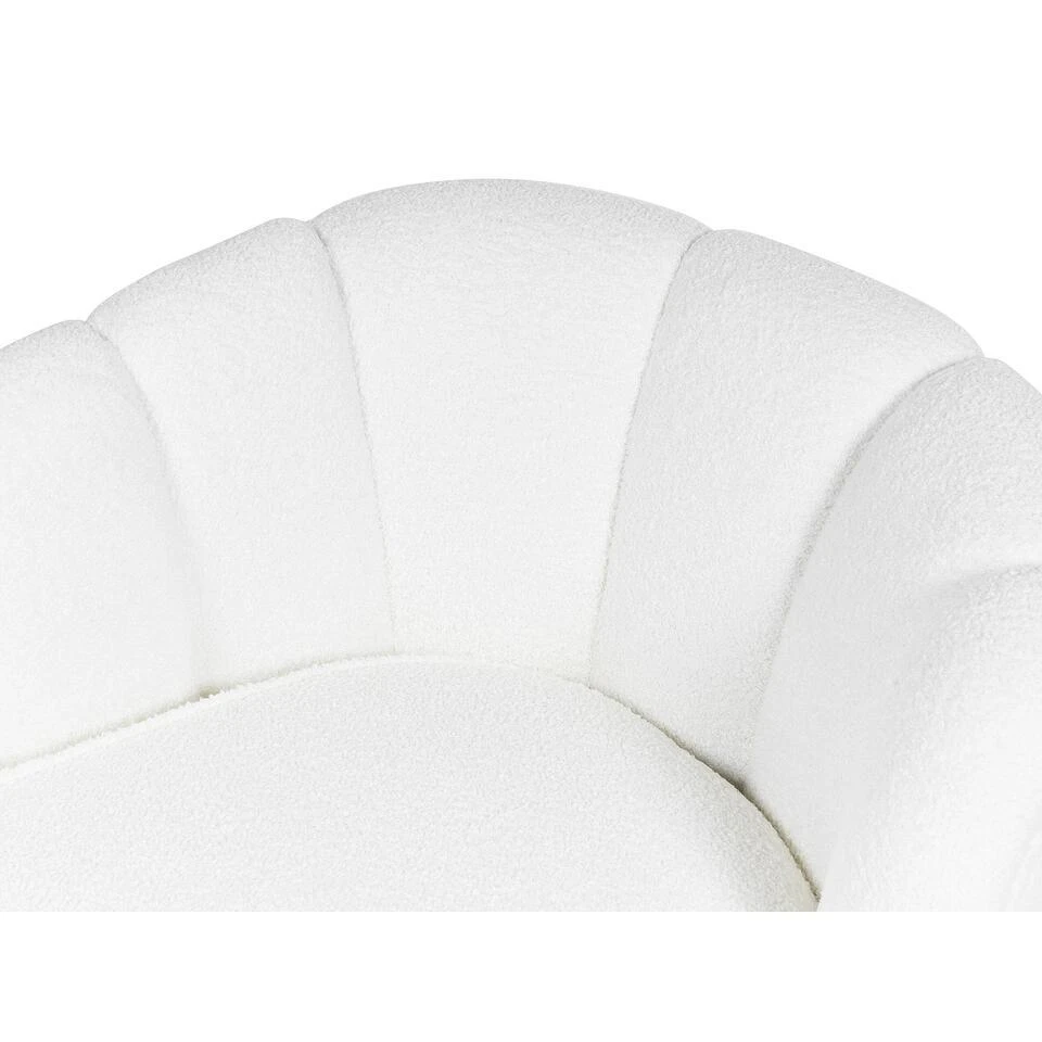ALLIER - Chaise Longue - Off-white - Rechterzijde - Bouclé 10 ALLIER - Chaise Longue - Off-white - Rechterzijde - Bouclé - Afbeelding 8