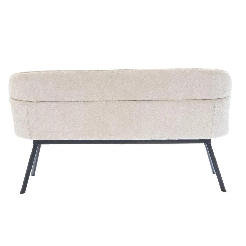 Eetkamerbank Rechthoek - Beige Stof - 160x60x88cm - Avery 8 Eetkamerbank Rechthoek - Beige Stof - 160x60x88cm - Avery - Afbeelding 6