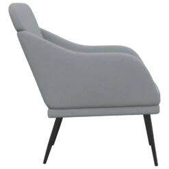VidaXL Fauteuil 63x76x80 Cm Stof Lichtgrijs -LeenBakker Winkel 0735dc2deb744a4b90815b2e69137051