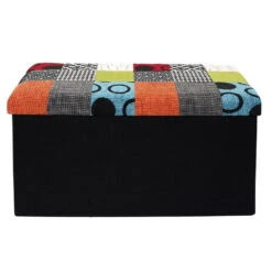 Home Deco Poef Multi Color Tile - Opbergbox - 76 X 38 Cm -LeenBakker Winkel 077f807caf6f4abf85d9f8ae1eaf8578