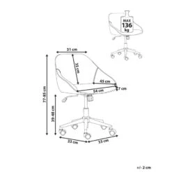BARDSDALE - Bureaustoel - Donkergrijs - Fluweel 15 BARDSDALE - Bureaustoel - Donkergrijs - Fluweel -LeenBakker Winkel 0820b495debd4fc6bb9f8d12b2550222