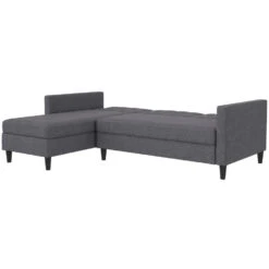 Hartford - 3-zits Hoekslaapbank In Grijs Stof -LeenBakker Winkel 08402585225047b7be7bc836ae1a066e