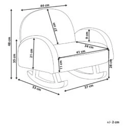 OMBO - Schommelstoel Voor Kinderen - Lichtblauw - Bouclé -LeenBakker Winkel 08d832c3a34443ed9bfe46a47ac63591
