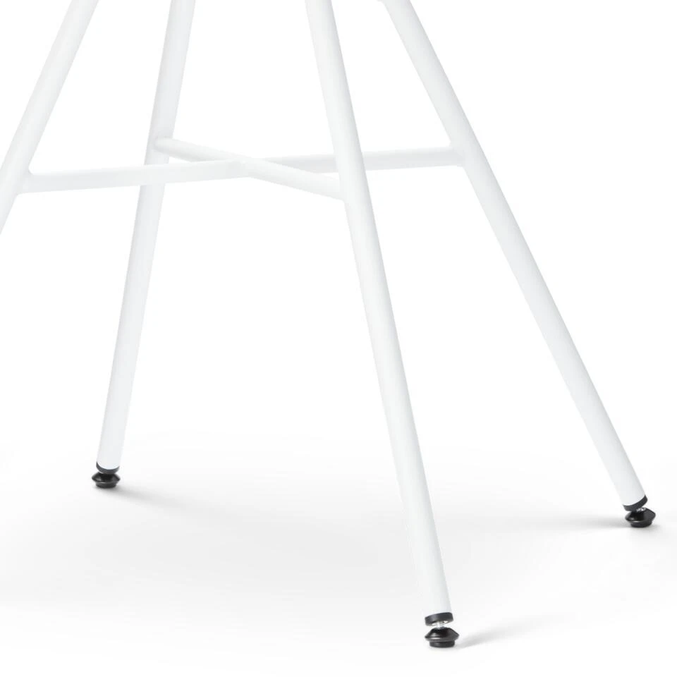 Nolon Noa-Liz Eetkamerstoel Zwart - Okergeel Kussen - Witte Poten 7 Nolon Noa-Liz Eetkamerstoel Zwart - Okergeel Kussen - Witte Poten - Afbeelding 5