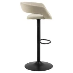 Barkruk Bruin Stof - Zithoogte 80cm - 54,5x49x101cm - Nexus - Set Van 2 -LeenBakker Winkel 09366471115f468ca5aa08f56dc335b7