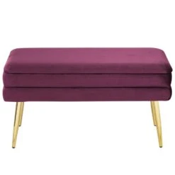 DURHAM - Bankje - Roze - Fluweel 14 DURHAM - Bankje - Roze - Fluweel -LeenBakker Winkel 0964220052904a12a4ec0dd11138e80b