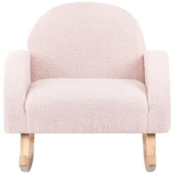 HUG - Schommelstoel Voor Kinderen - Pastelroze - Bouclé -LeenBakker Winkel 0a38c38430334402b425c283acf9edc8