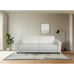 Allie II - Slaapbank 3-zits In Crèmekleurige Fluweel -LeenBakker Winkel 0a422a0da9244de0883578460dc05171