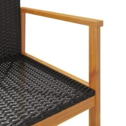 VidaXL - Tuinstoelen - Zwart - Poly Rattan - 2 Stuks -LeenBakker Winkel 0ba9d74f904041dfac04bef8233b0e45