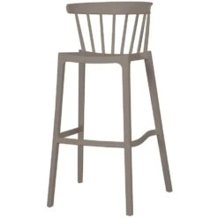 WOOOD Bliss Barstoelen Buiten - Kunststof - Taupe - Set Van 2 -LeenBakker Winkel 0bb8f965092a4500be686b28949cc24a