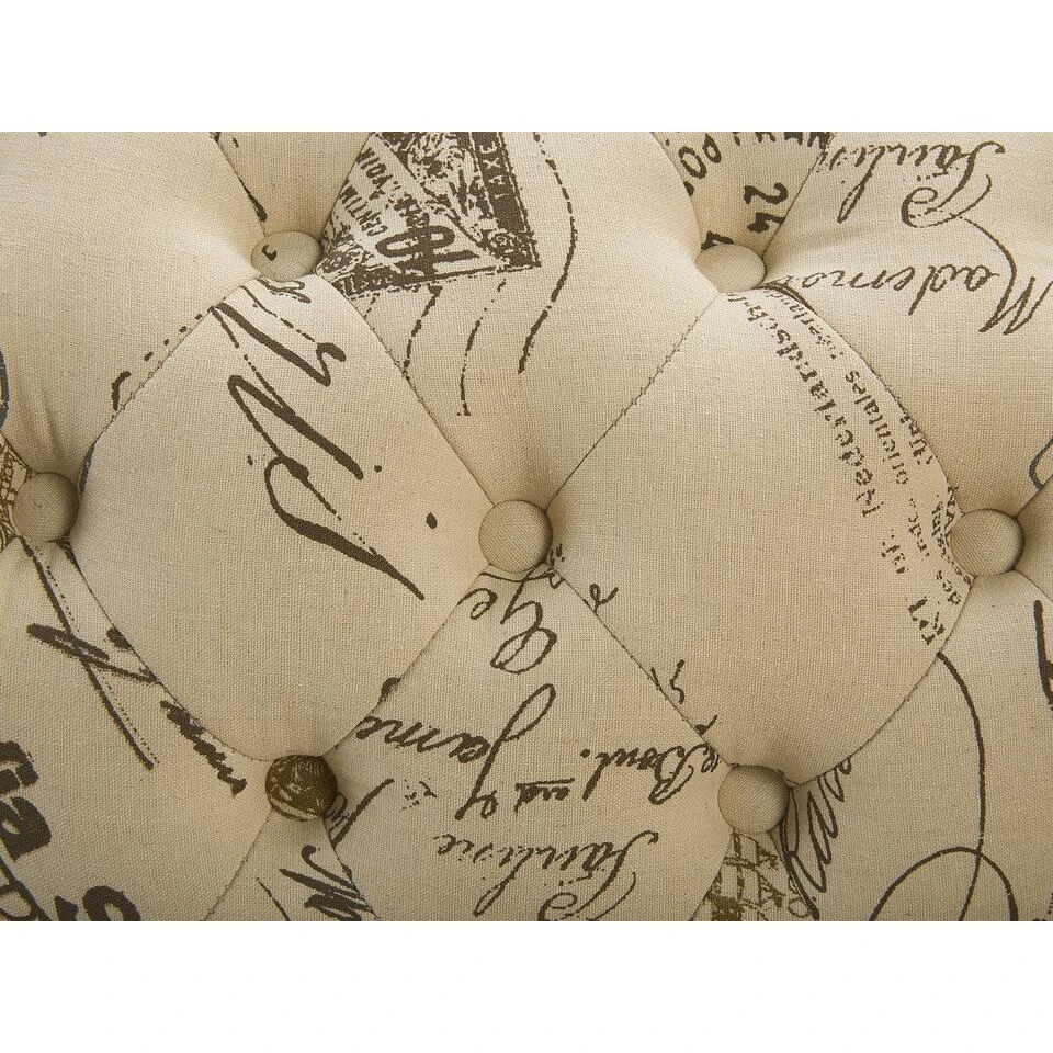 NIMES - Chaise Longue - Beige - Rechterzijde - Polyester 10 NIMES - Chaise Longue - Beige - Rechterzijde - Polyester - Afbeelding 8