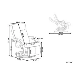 Beliani TV-fauteuil MIGHT - Zwart Kunstleer -LeenBakker Winkel 0d1e5ae9ae6b4dd1a07a5e4ae4ec20ac
