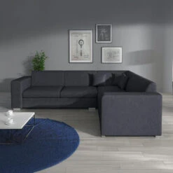 Meubella - Hoekbank Santana - Zwart - Leer - Rechts 12 Meubella - Hoekbank Santana - Zwart - Leer - Rechts -LeenBakker Winkel 0da06d636ddc48309c94e92a2f7a4926