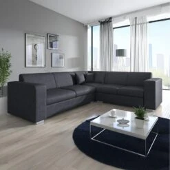 Meubella - Hoekbank Santana - Zwart - Leer - Rechts 11 Meubella - Hoekbank Santana - Zwart - Leer - Rechts -LeenBakker Winkel 0e27ff2132ae40738dc9abc3e977fcff