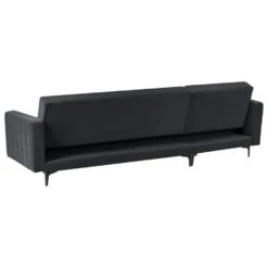 ABERDEEN - Hoekbank - Zwart/Zwart - Rechterzijde - Fluweel -LeenBakker Winkel 0e7424cdf23c4c10b2fe3245356efca4