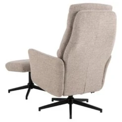 Hioshop London Fauteuil Recliner Met Voetenbank Bouclé Beige -LeenBakker Winkel 0f558db897e04b798f45a171a8446f36