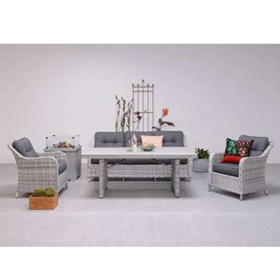 Garden Impressions Nova Lounge Tuinstoel - Licht Grijs 4 Garden Impressions Nova Lounge Tuinstoel - Licht Grijs - Afbeelding 2