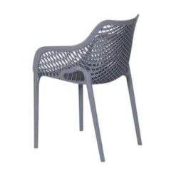Garden Impressions Air XL Kunststof Tuinstoel Donker Grijs - 4 Stuks -LeenBakker Winkel 1000003874 0102