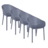 Garden Impressions Sky Tuinstoel Donker Grijs - 4 Stuks 1 Garden Impressions Sky Tuinstoel Donker Grijs - 4 Stuks -LeenBakker Winkel 1000006242