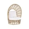 Beliani Fauteuil LIDO - Beige Rotan