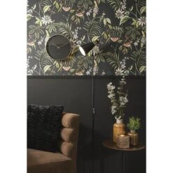 Leitmotiv Bank Explicit - Suede Look Chocolade Bruin - 128x71x74cm -LeenBakker Winkel 1000022685 0101