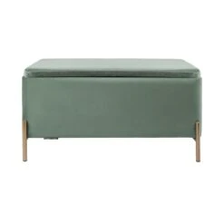 Leitmotiv Bank Snog XL - Velvet Jade Groen, Goud Geverfde Poten - 90x45x45cm 8 Leitmotiv Bank Snog XL - Velvet Jade Groen, Goud Geverfde Poten - 90x45x45cm -LeenBakker Winkel 1000022706 0110