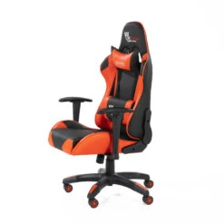 Gamestoel Rood Kimi - Gaming Stoel - Verstelbare Armleuningen -LeenBakker Winkel 1000023449 0103