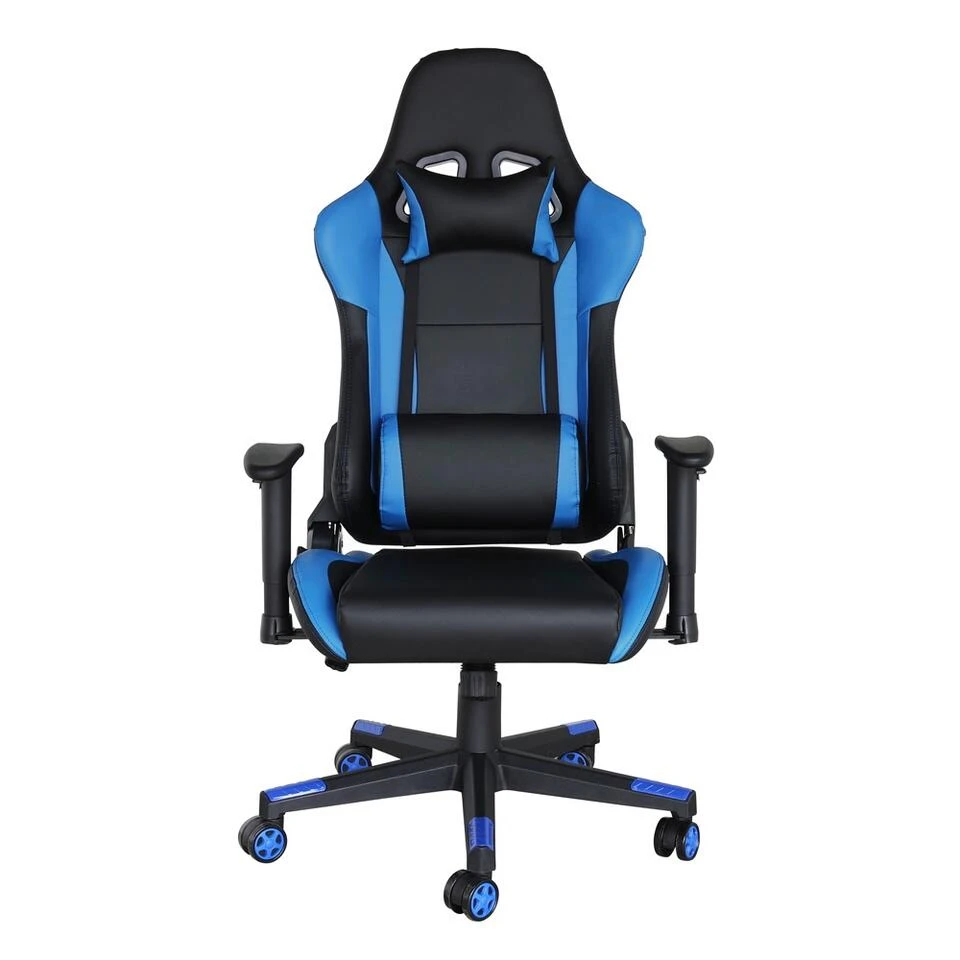 Gamestoel Power - Zwart / Blauw 4 Gamestoel Power - Zwart / Blauw - Afbeelding 2