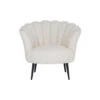Giga Meubel Fauteuil Wit Bouclé - Jada -LeenBakker Winkel 1000027532