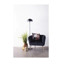 Giga Meubel Fauteuil Velvet Zwart - Amy -LeenBakker Winkel 1000027534 0103