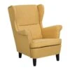 Beliani Oorfauteuil ABSON - Geel Polyester -LeenBakker Winkel 1000027731
